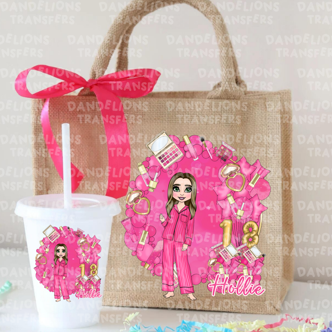 Older Girl Birthday Make Up Hot Pink