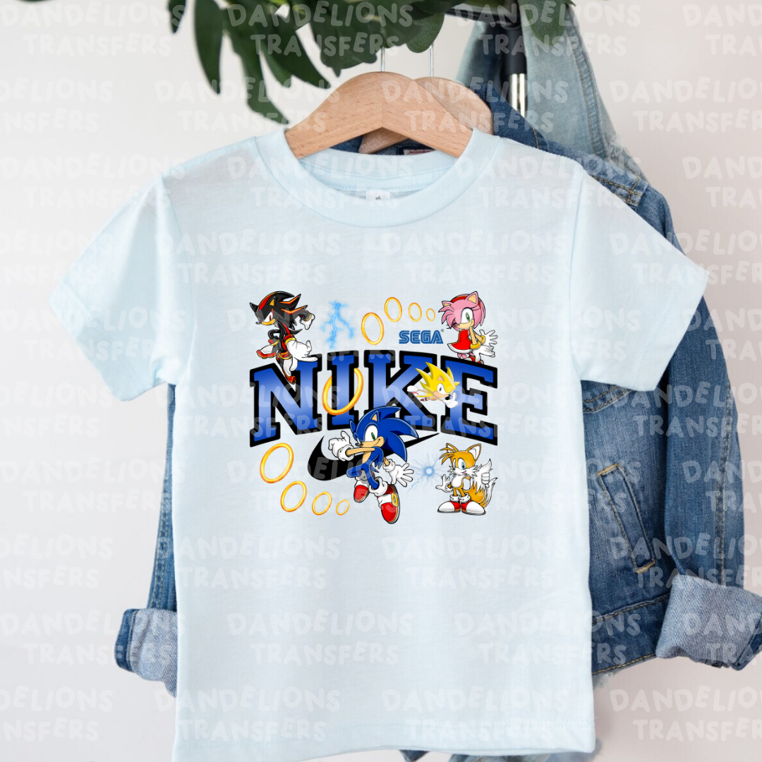 Blue Hedgehog Tick Design