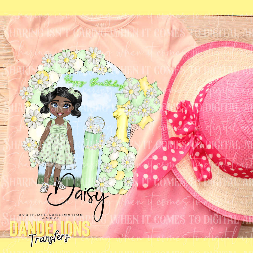 Green Daisy Dolly