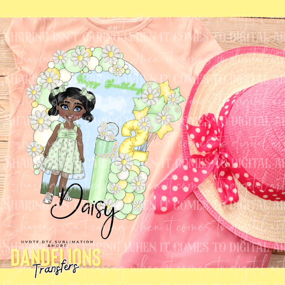 Green Daisy Dolly
