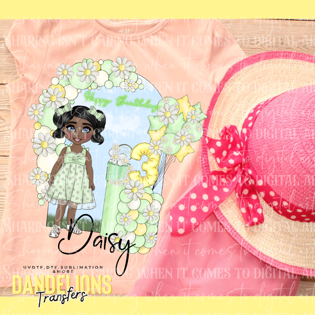 Green Daisy Dolly