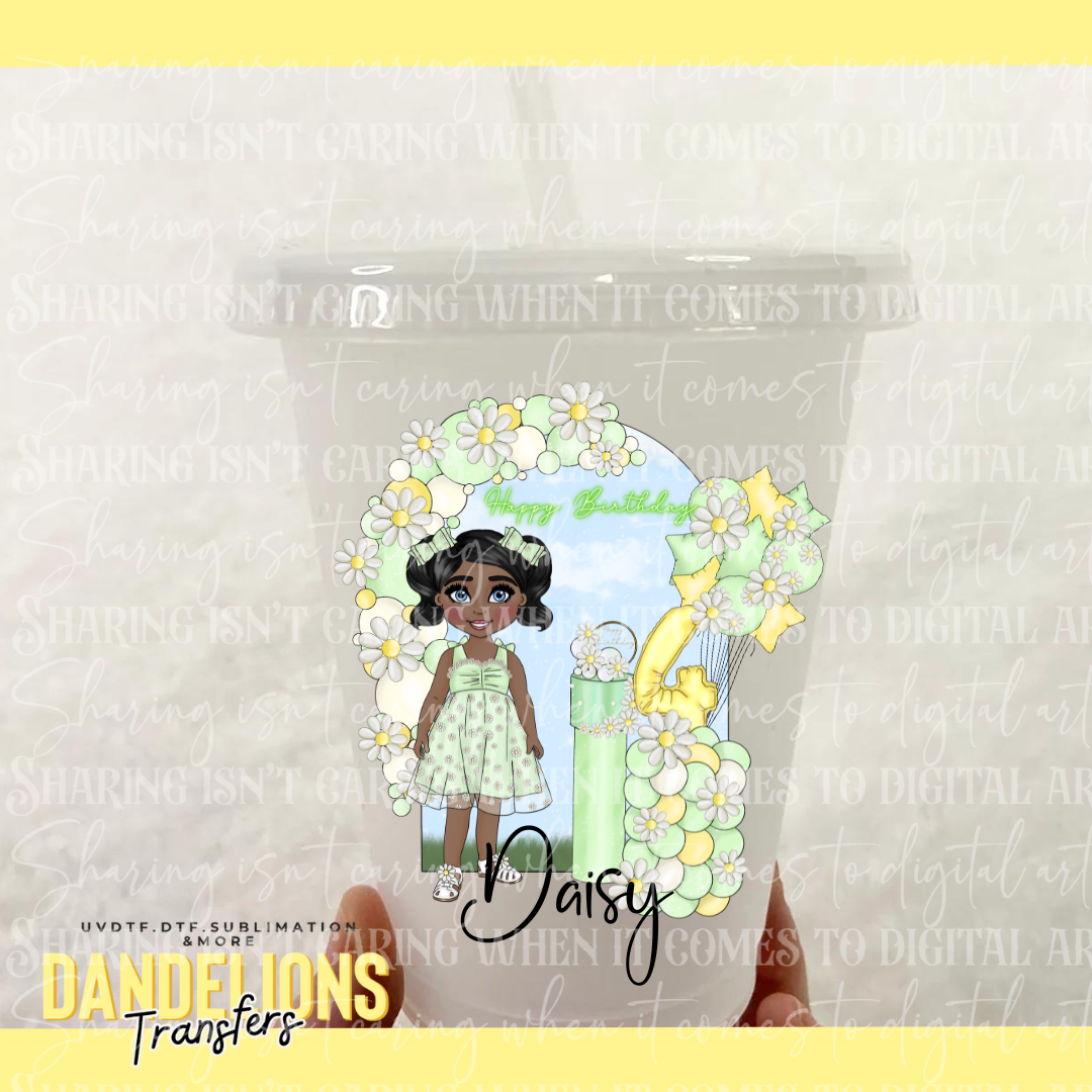 Green Daisy Dolly