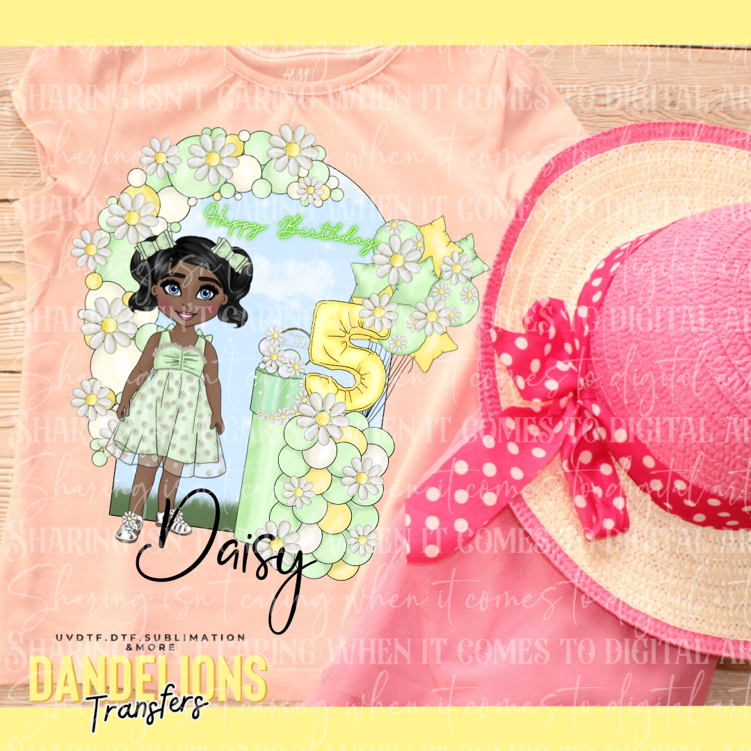 Green Daisy Dolly