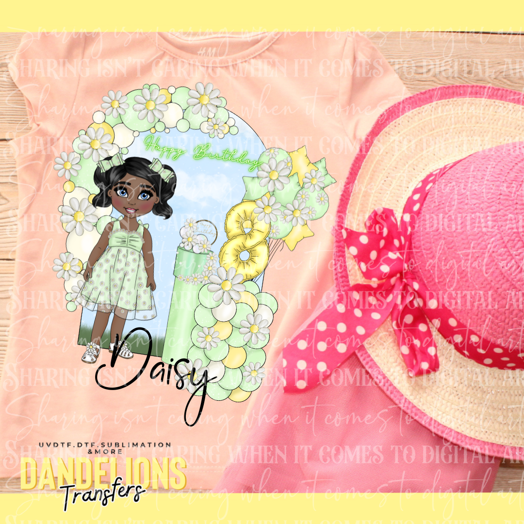 Green Daisy Dolly