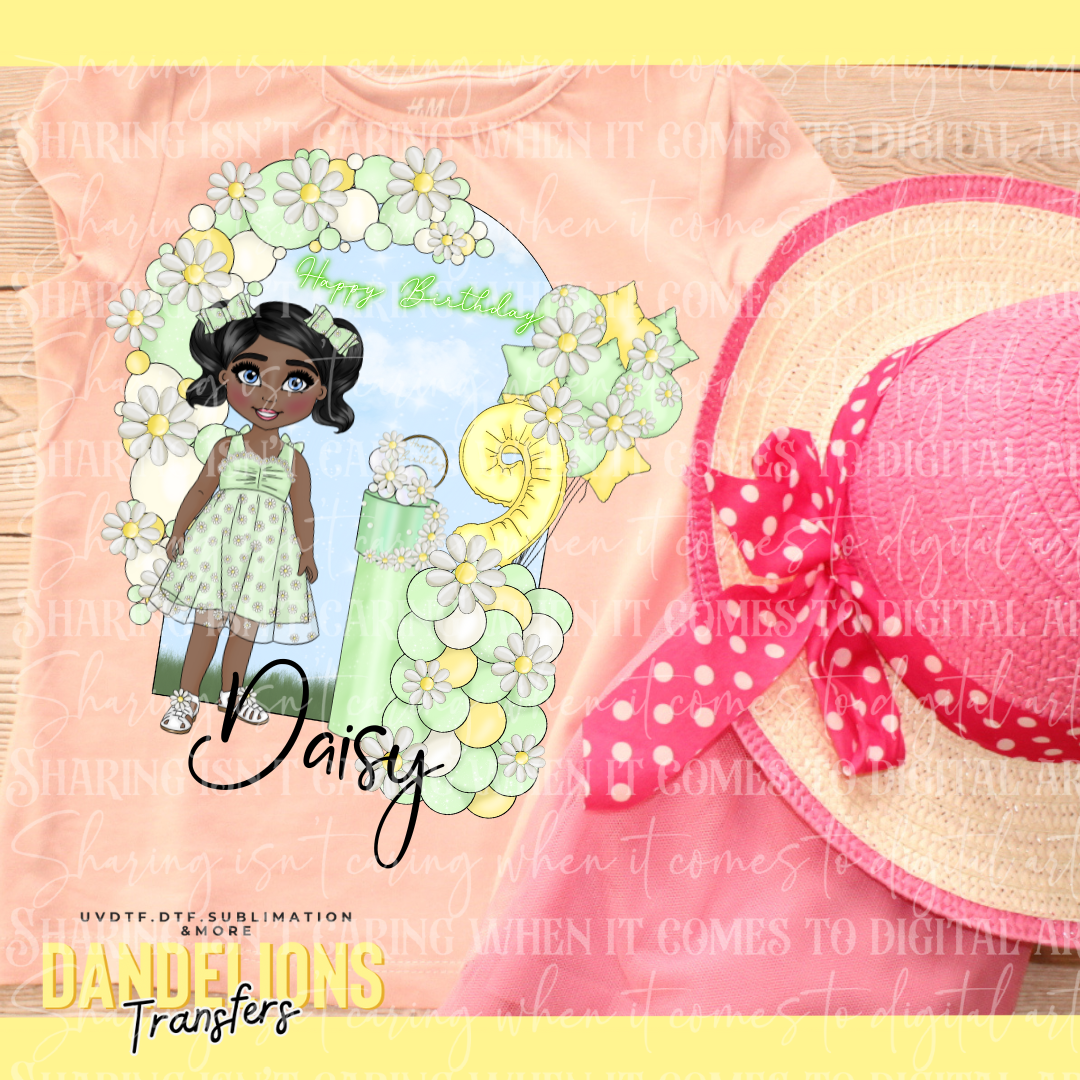 Green Daisy Dolly