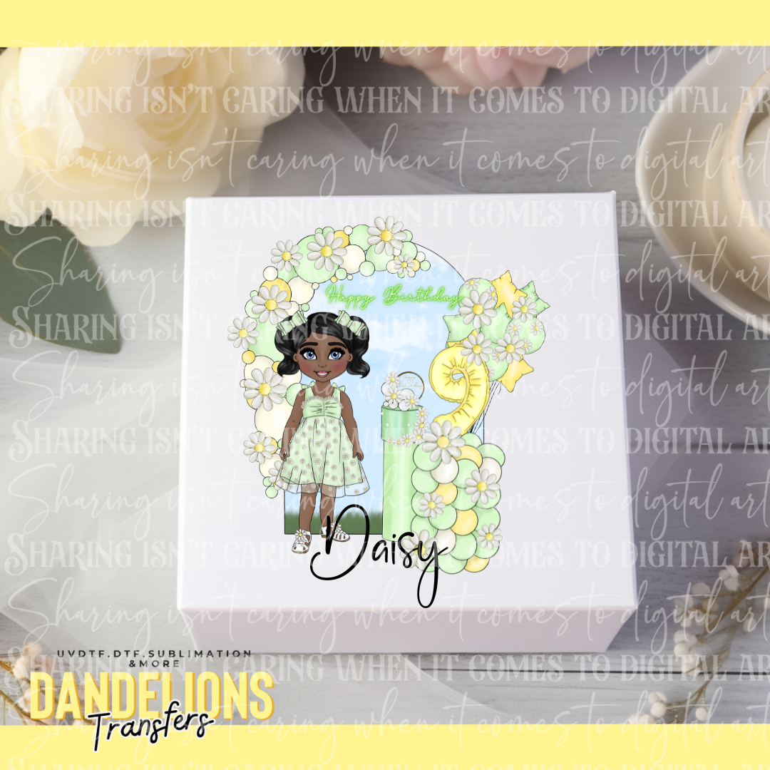 Green Daisy Dolly