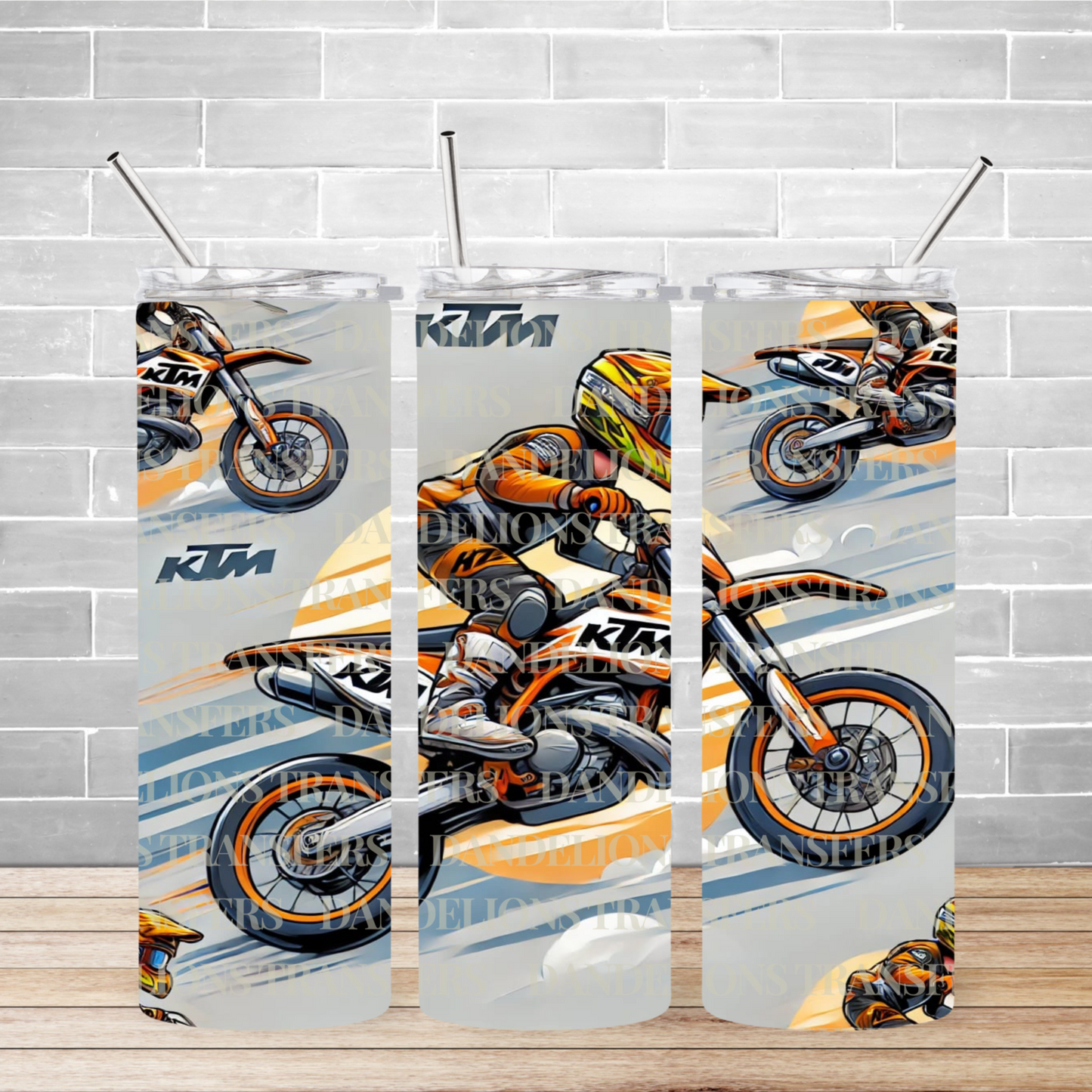 KTM Racer 20oz Tumbler Wrap Digital Download