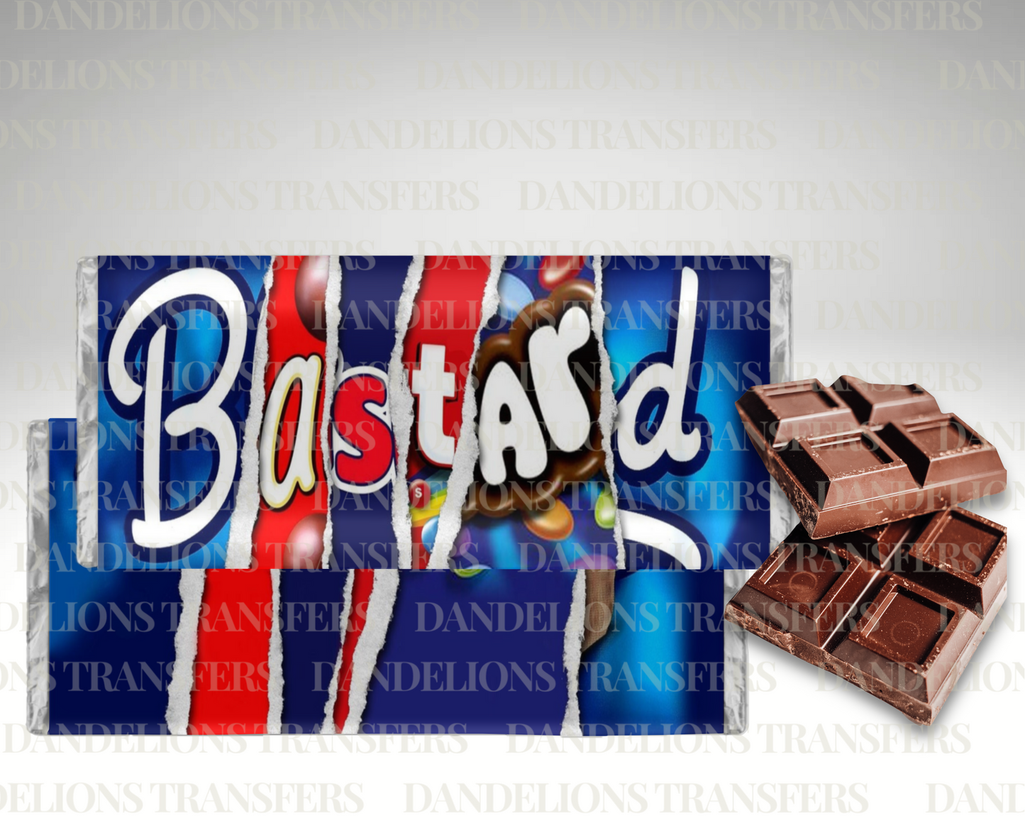 Btard Chocolate Bar Wrapper Digital Download