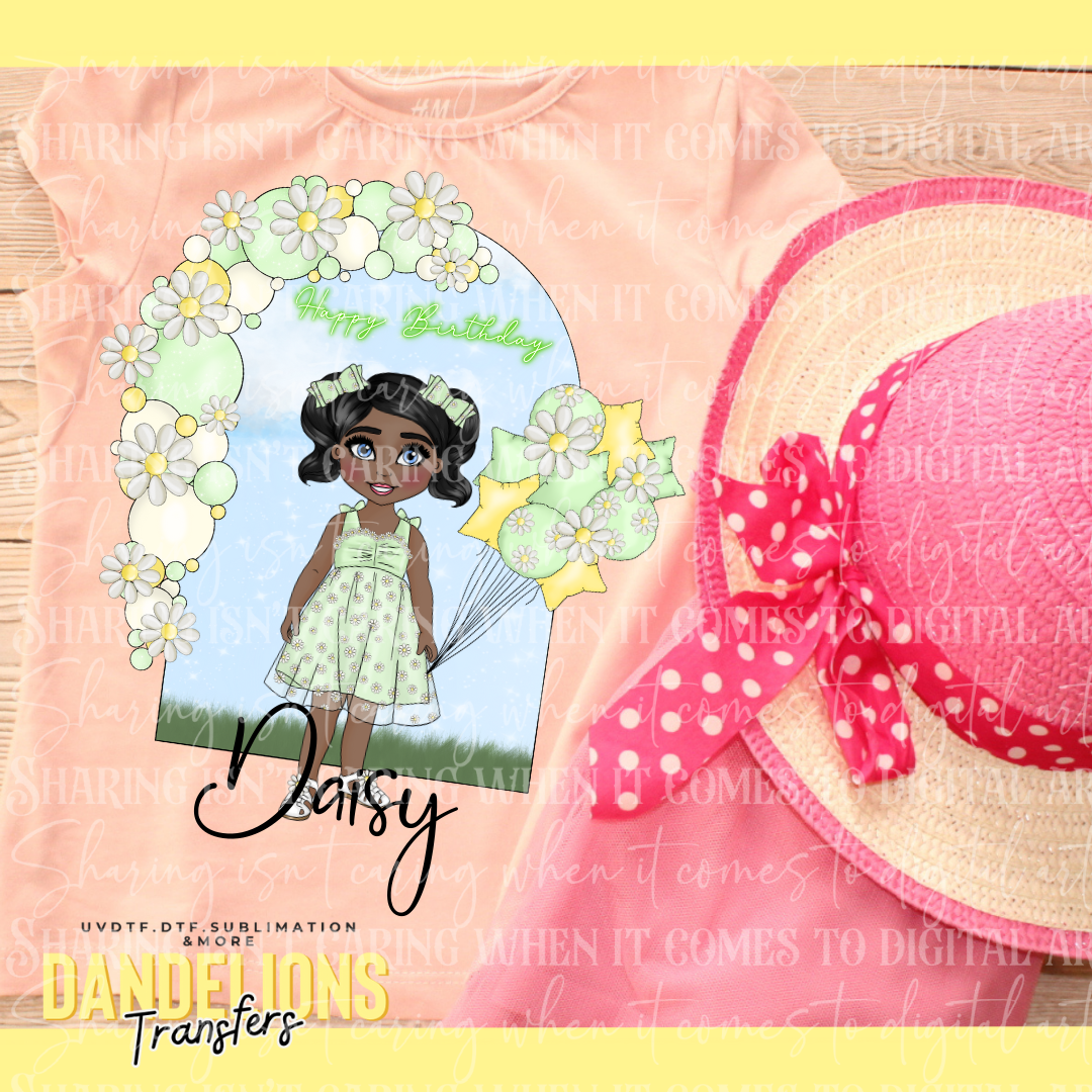 Green Daisy Dolly