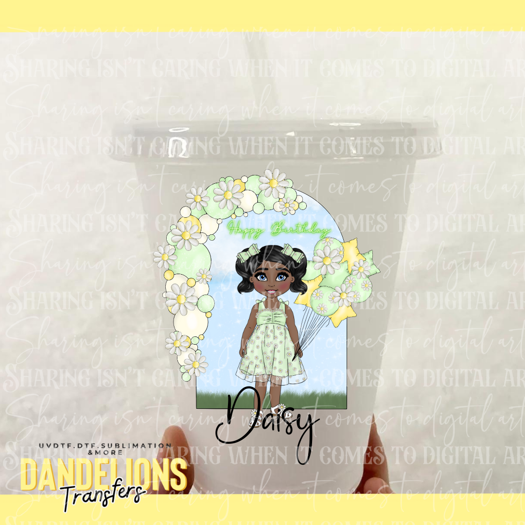 Green Daisy Dolly