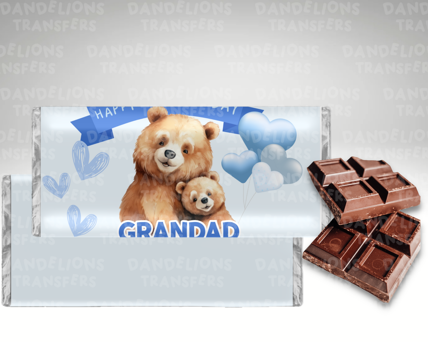 Bears garden Chocolate Wrapper