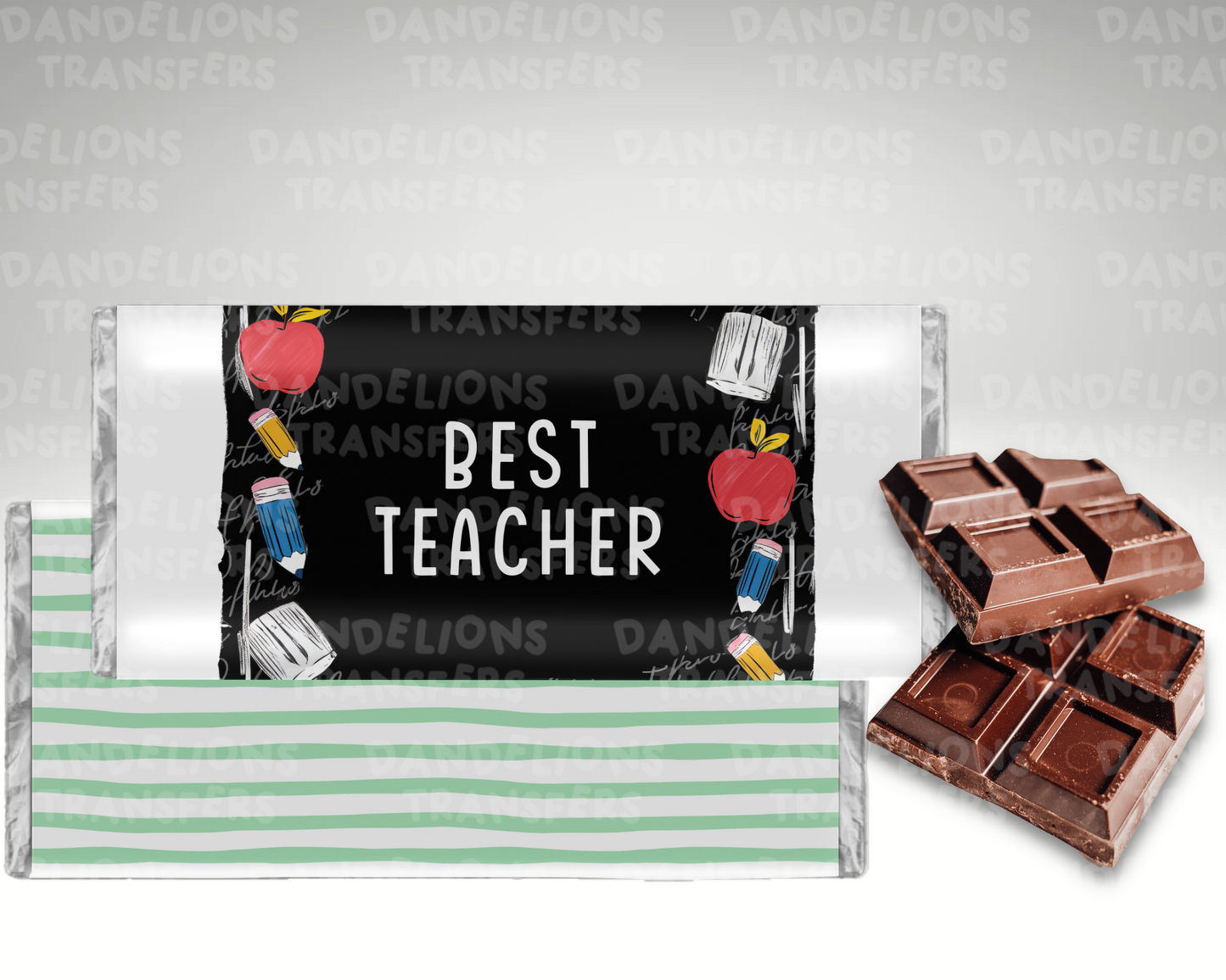 Black board Chocolate Wrapper