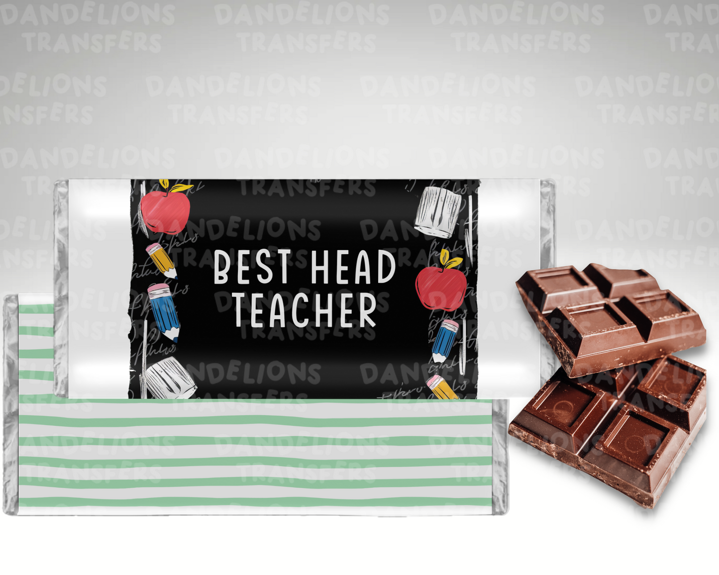 Black board Chocolate Wrapper