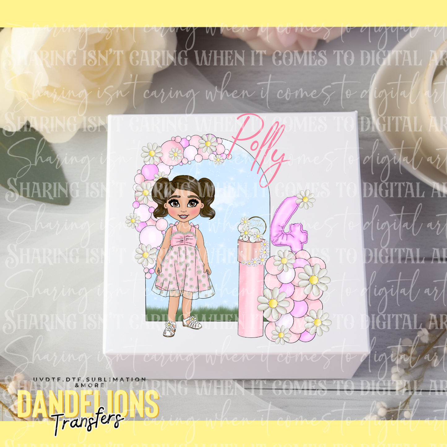 Pink Daisy Doll