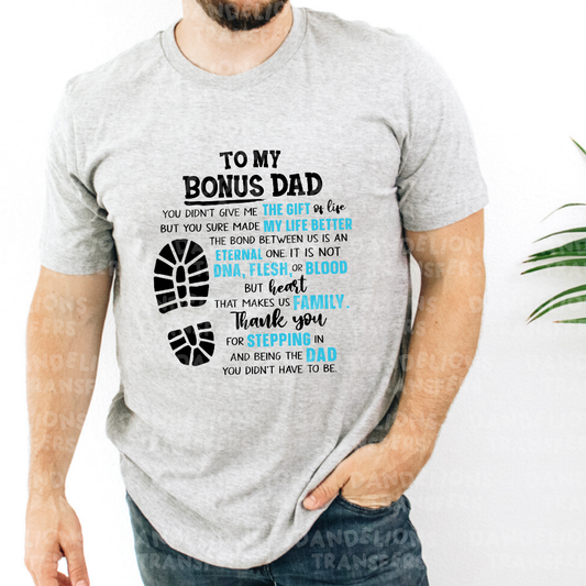 To my bonus dad