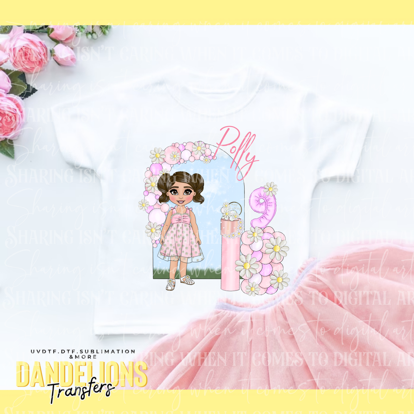 Pink Daisy Doll