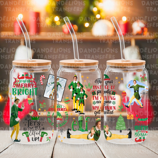 Christmas #011 UVDTF 16oz wrap