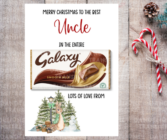 Christmas #008 A4 chocolate board