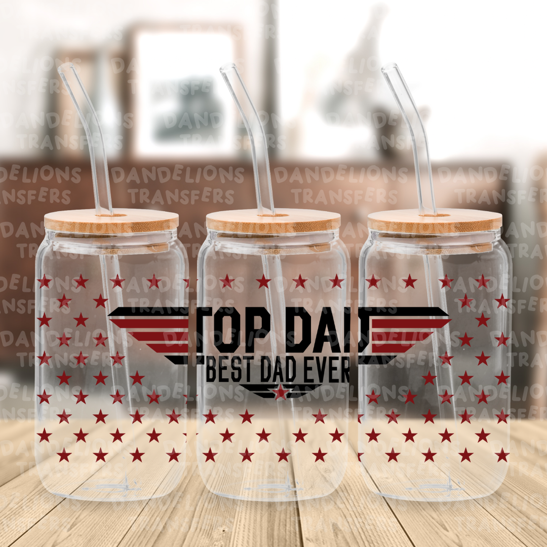 Top dad UVDTF 16oz wrap