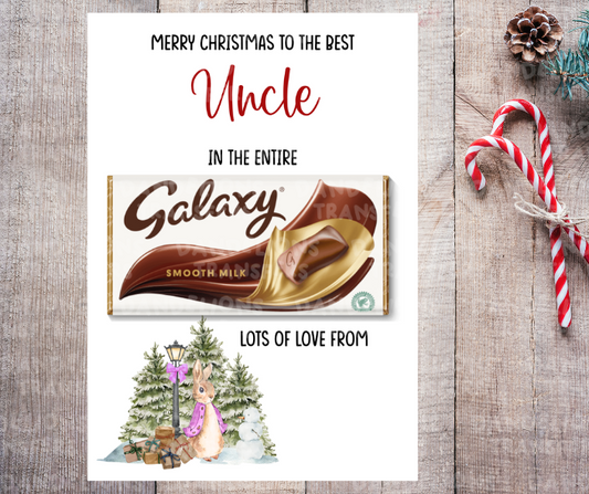 Christmas #007 A4 chocolate board