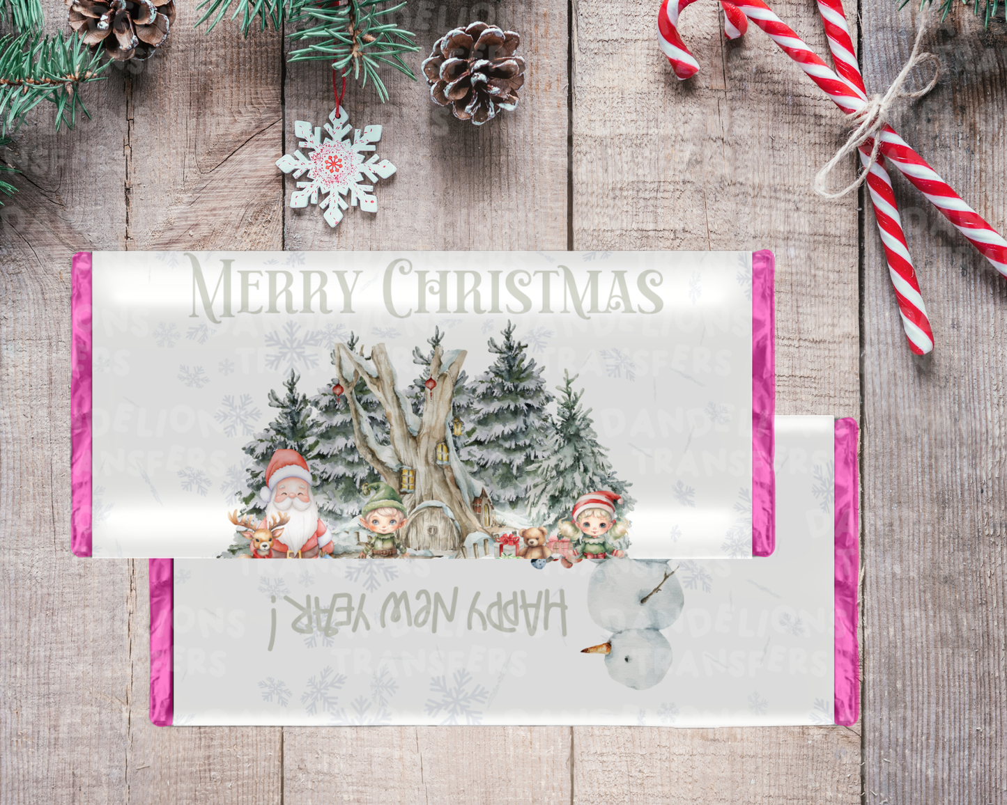 Christmas #008 chocolate wrapper