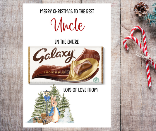 Christmas #006 A4 chocolate board