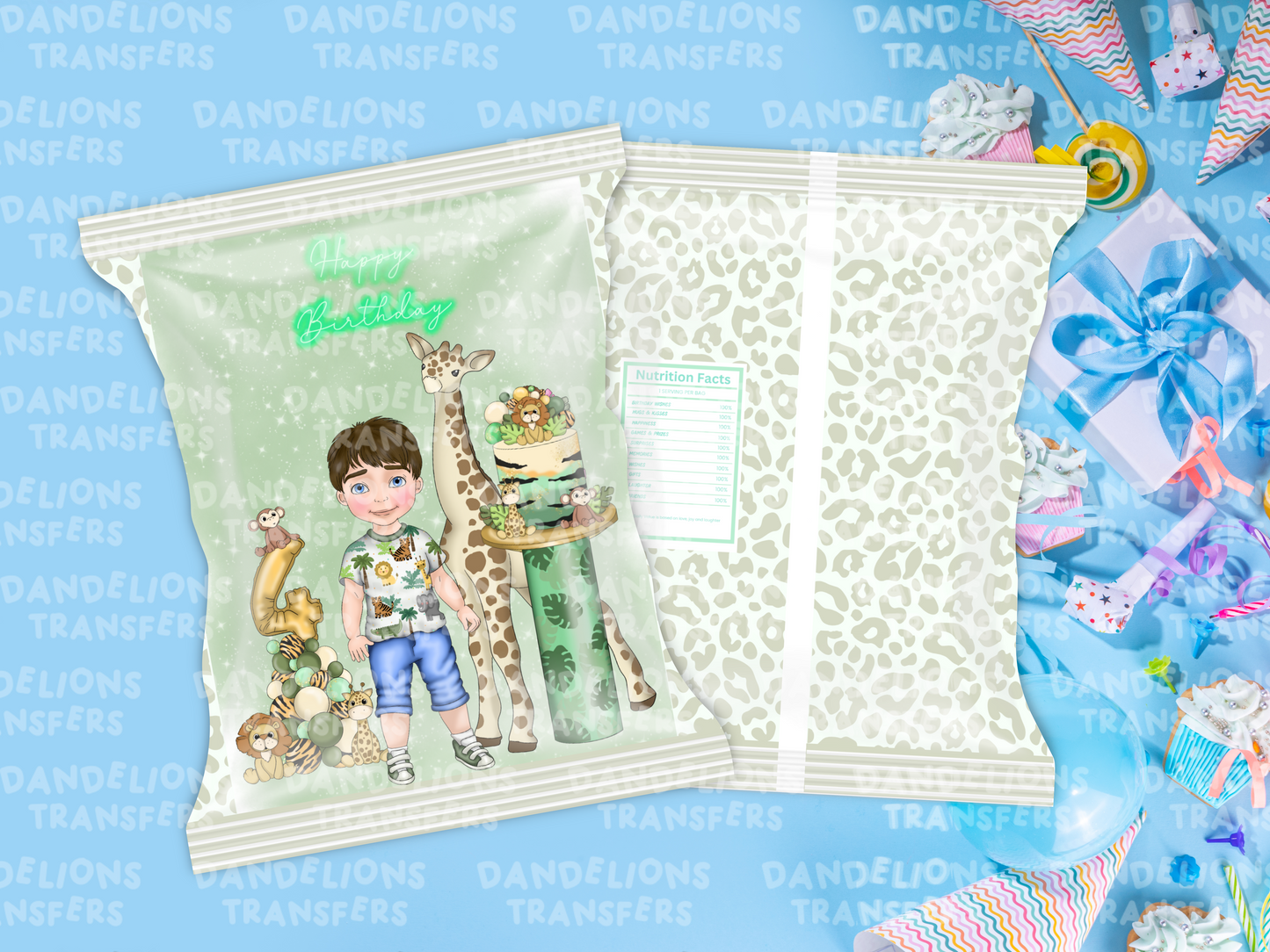 Safari Toddler Boy Treat Bag