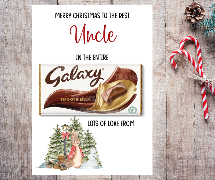 Christmas #005 A4 chocolate board