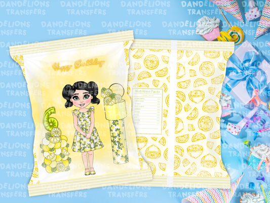 Lemon Birthday Girl Treat Bag