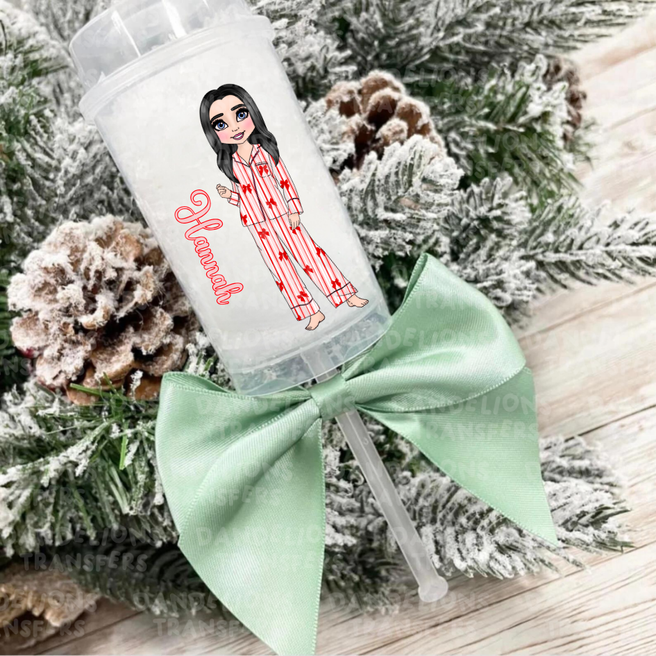 Red candy cane dolly