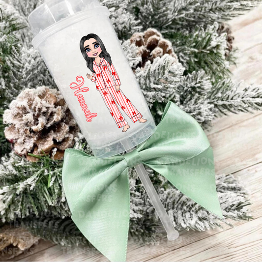 Red candy cane dolly