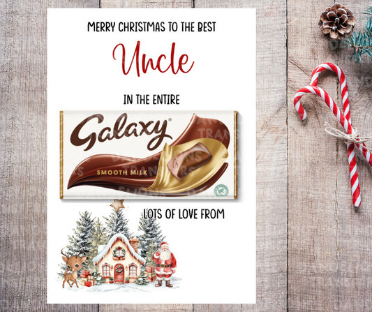 Christmas #003 A4 chocolate board