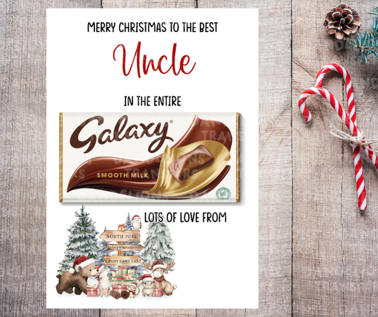 Christmas #002 A4 chocolate board