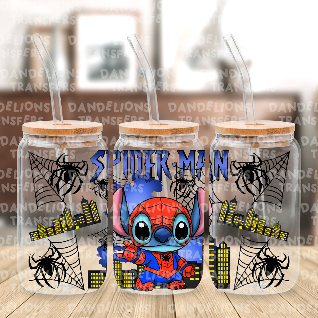 Spider alien UVDTF 16oz wrap