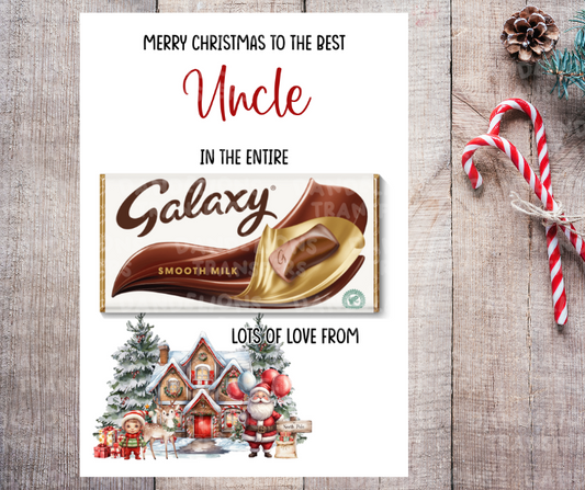 Christmas #001 A4 chocolate board