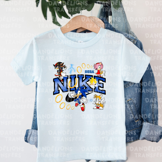Blue Hedgehog Tick Design