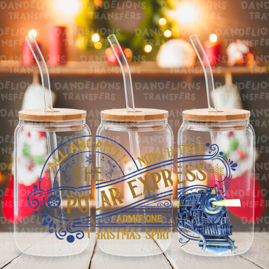 Christmas #002 UVDTF 16oz wrap