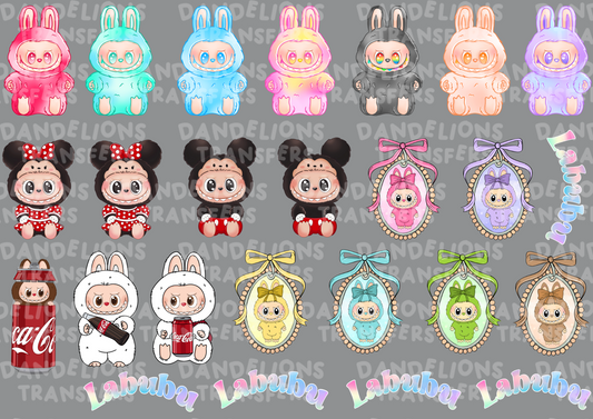Plush 1 Pre made a4 uv sheet