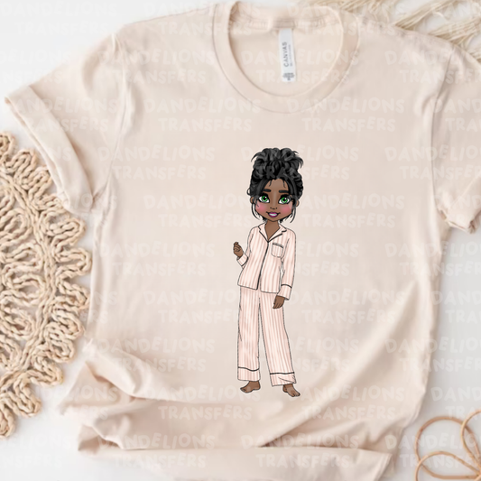 Nude Pyjamas Make up