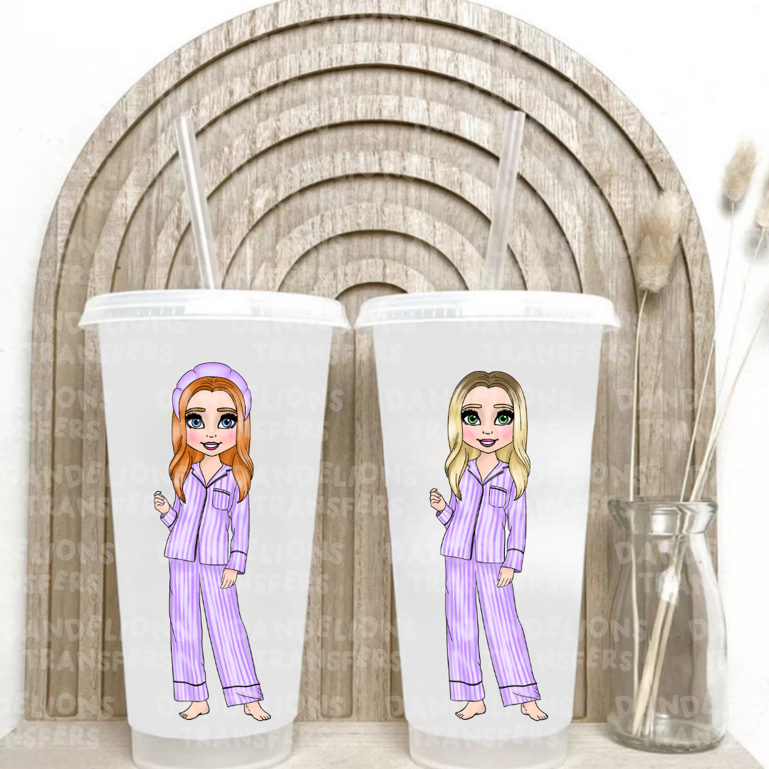 Lilac Pyjamas Make up