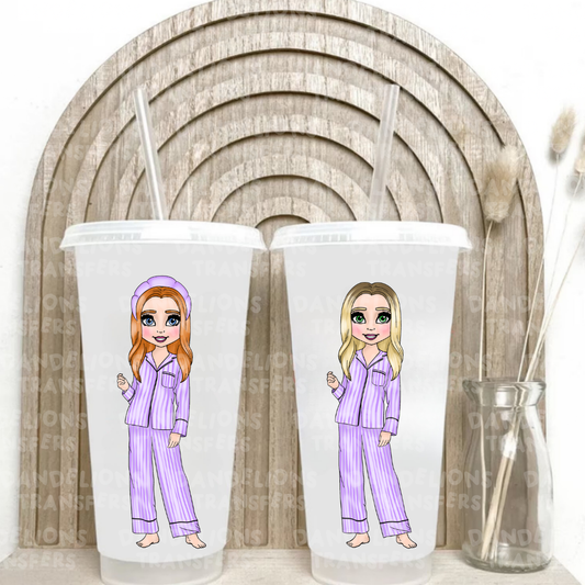 Lilac Pyjamas Make up