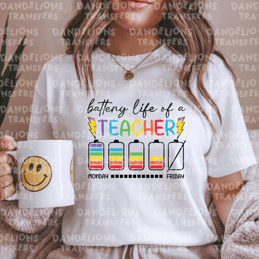 Battery life of a teacher