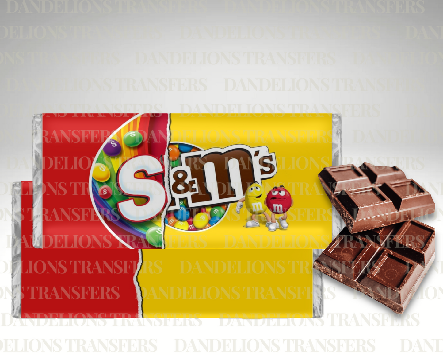 S&m Chocolate Bar Wrapper Digital Download