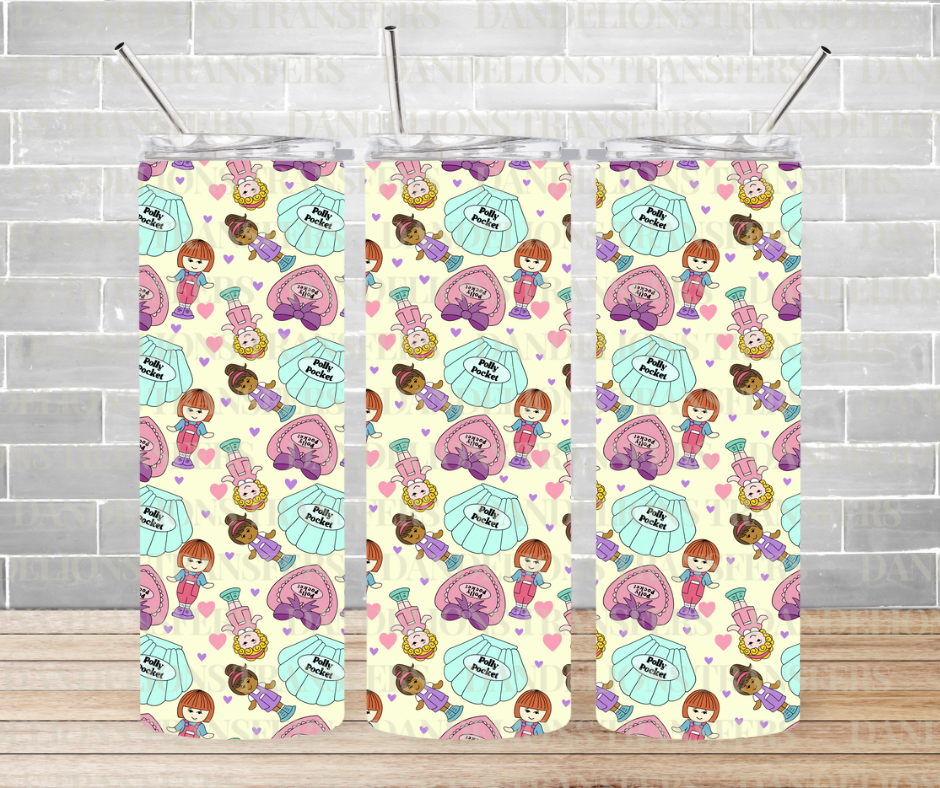 Polly 20oz Tumbler Wrap Digital Download