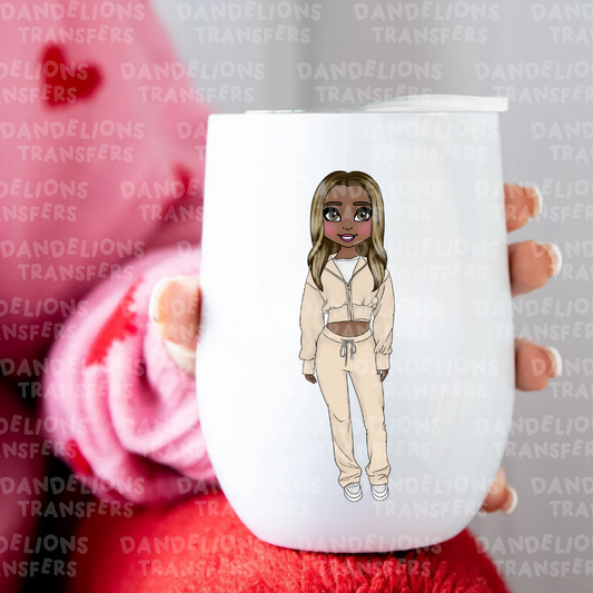 Beige Tracksuit Girlie