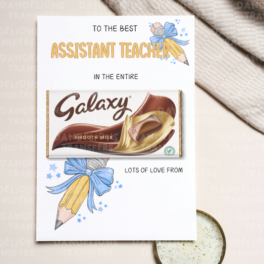 Blue Pencil A4 Chocolate Board