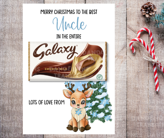 Christmas #012 A4 chocolate board
