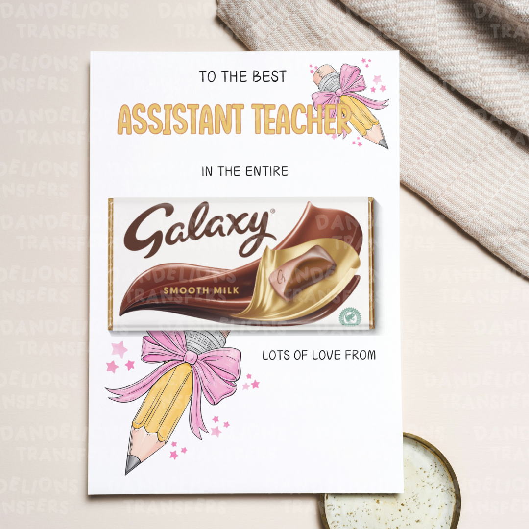Pink Pencil A4 Chocolate Board
