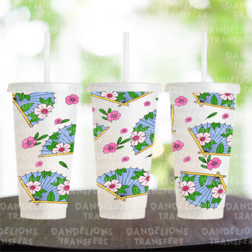 Oriental Fans 24oz UVDTF wrap
