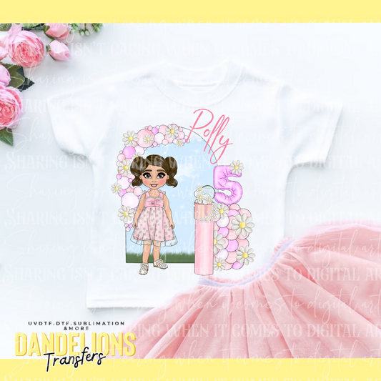 Pink Daisy Doll